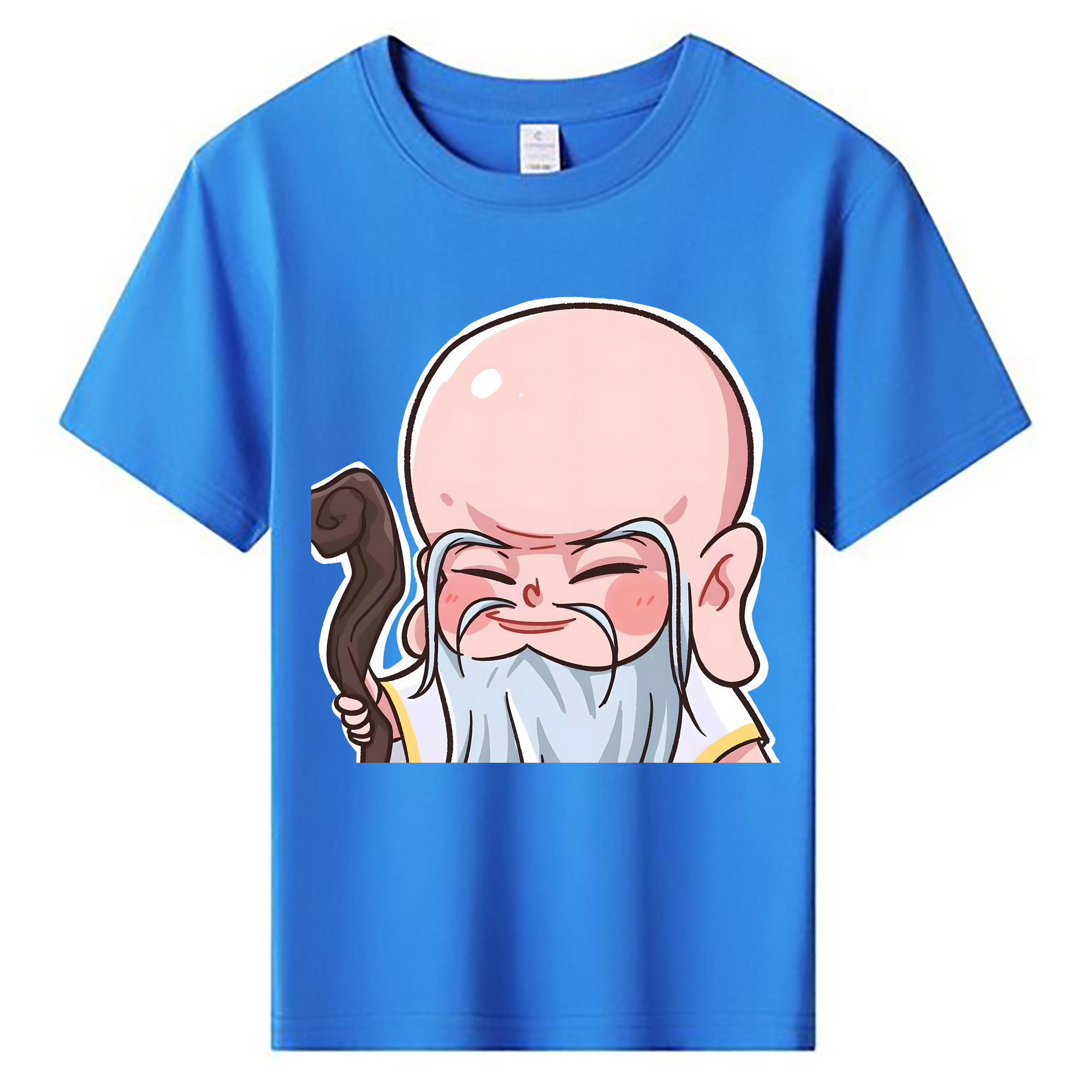 （画像用） Ne Zha 2 ナタ 魔童の大暴れ 綿100％キッズTシャツ（フロントプリント）